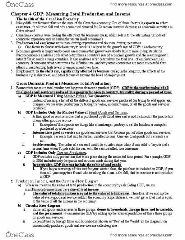 ECO 1102 Chapter Notes - Chapter 4.1: Operating Surplus, Final Good, Gross Fixed Capital Formation thumbnail