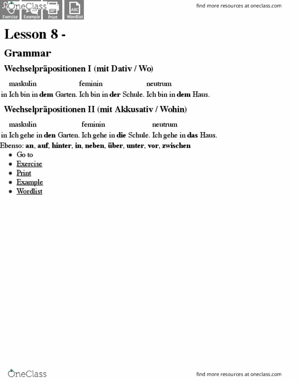 CAS LG 211 Lecture 31: - Grammar - Präpositionen thumbnail