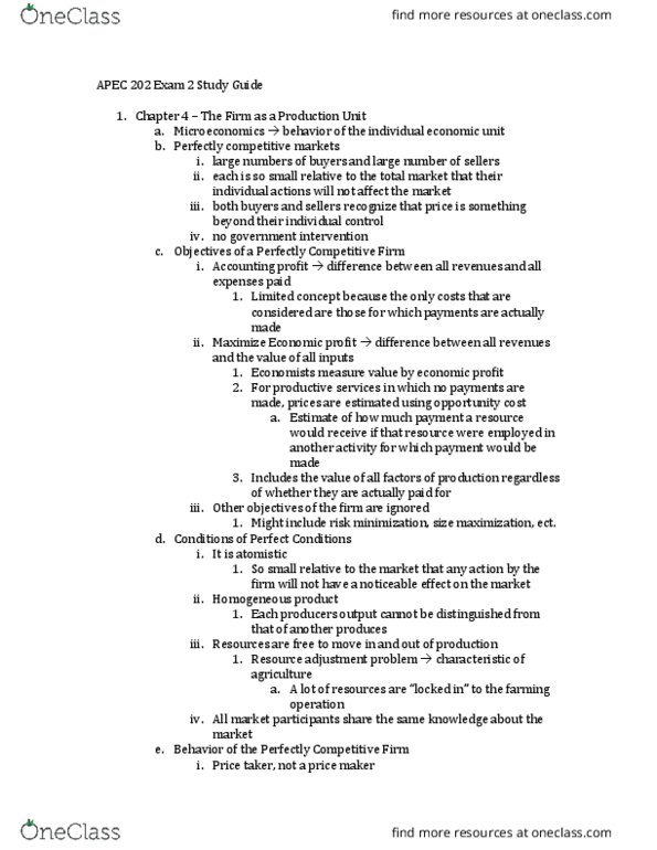 AP EC 2999 Lecture Notes - Lecture 2: Natural Monopoly, Food Policy, Market Structure thumbnail