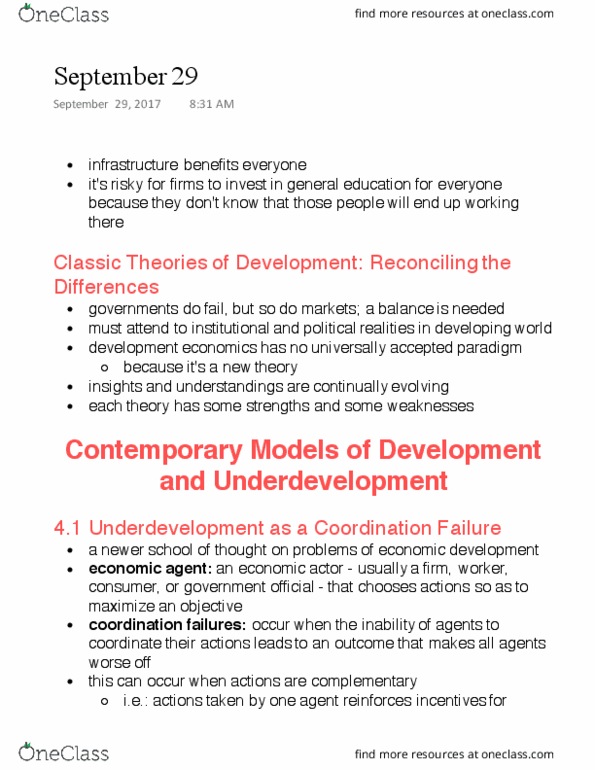 ECO 2117 Lecture Notes - Lecture 8: Poverty Trap, General Idea, Subsistence Agriculture thumbnail