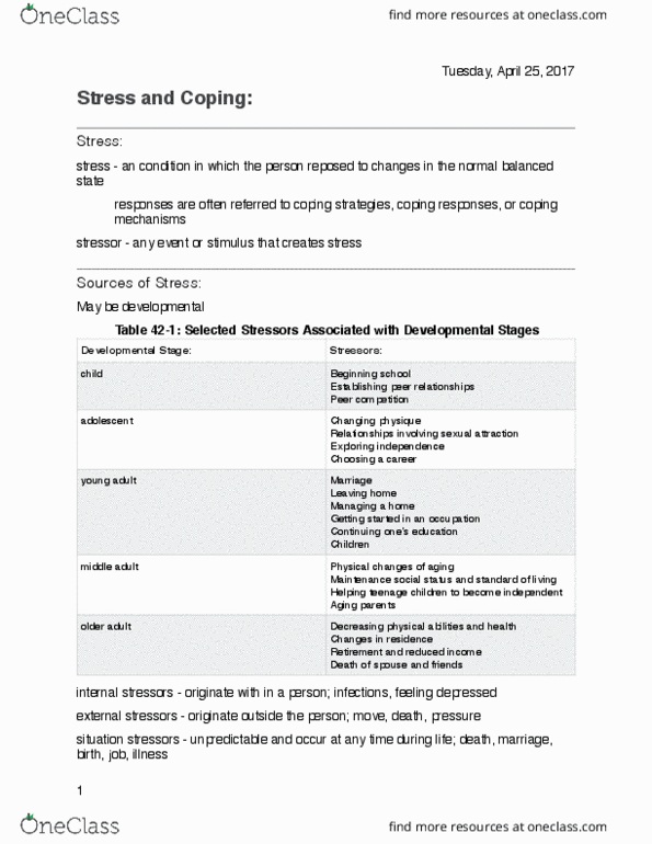 KHP 1139 Lecture Notes - Lecture 5: Peristalsis, Cardiac Output, Paresthesia thumbnail