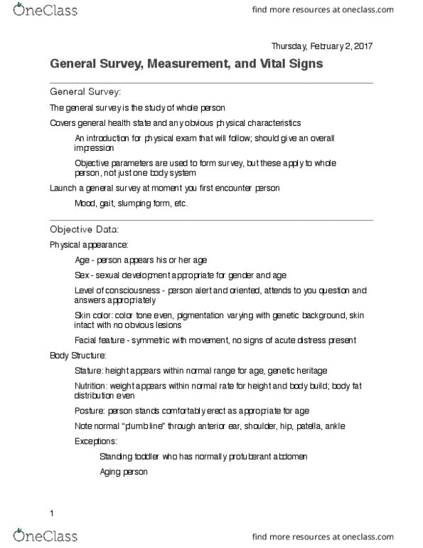 PSY 2210 Lecture Notes - Lecture 9: Stroke Volume, Anorexia Nervosa, Menopause thumbnail