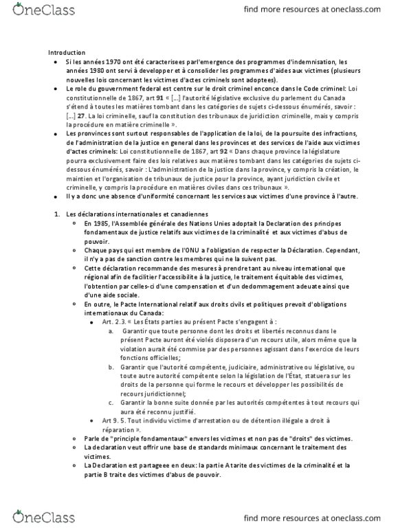CRM 3706 Lecture Notes - Lecture 8: Le Droit, Affidavit, Buttocks thumbnail