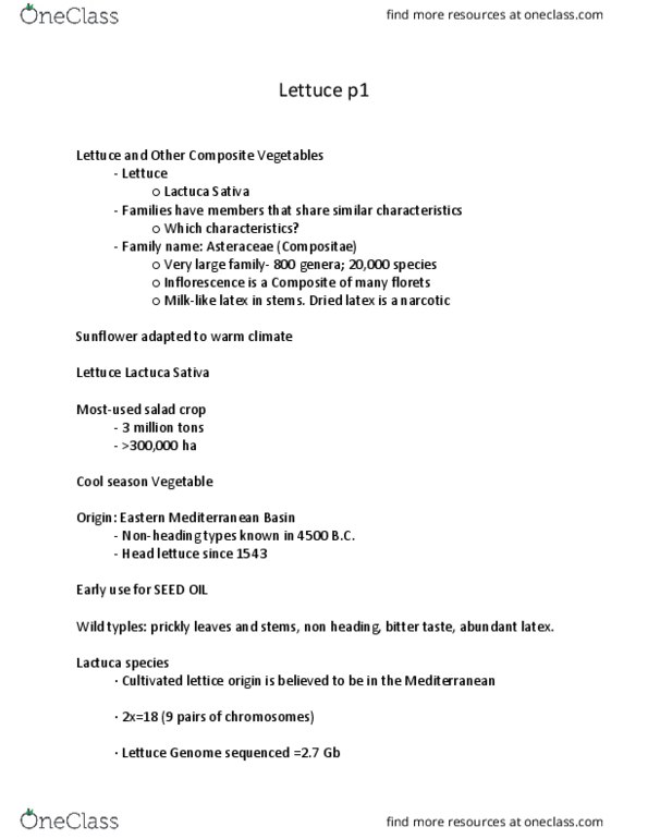 VEC 2100 Lecture Notes - Lecture 22: Taproot, Inbreeding, Inflorescence thumbnail