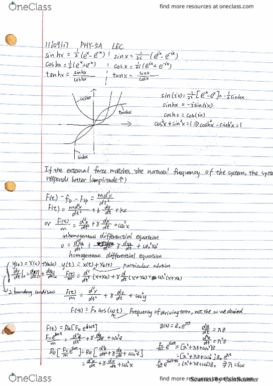 PHYSICS 5A Lecture 19: Lecture 19 notes thumbnail