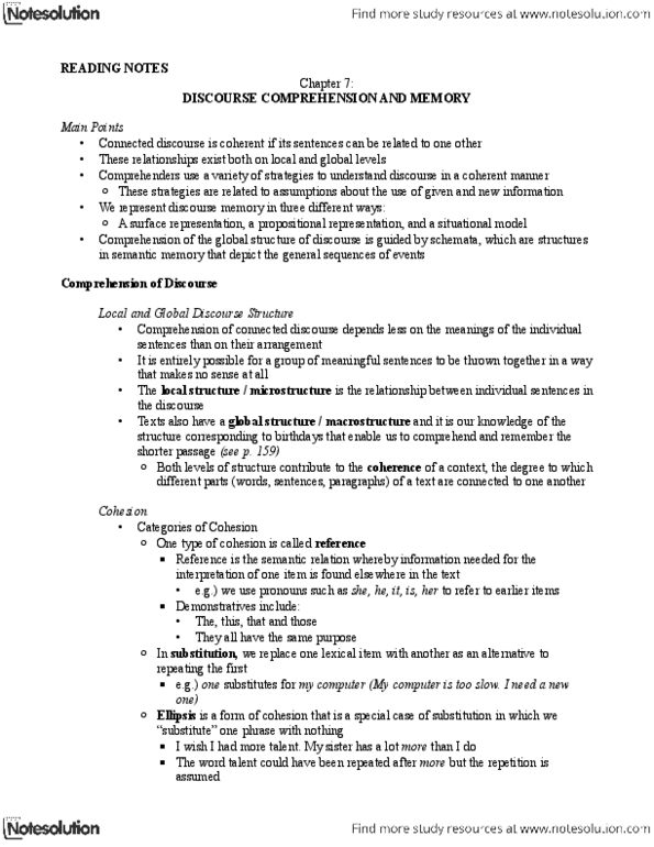 PS366 Chapter Notes - Chapter 7: Causal Model, Food Processor, Self-Reference thumbnail