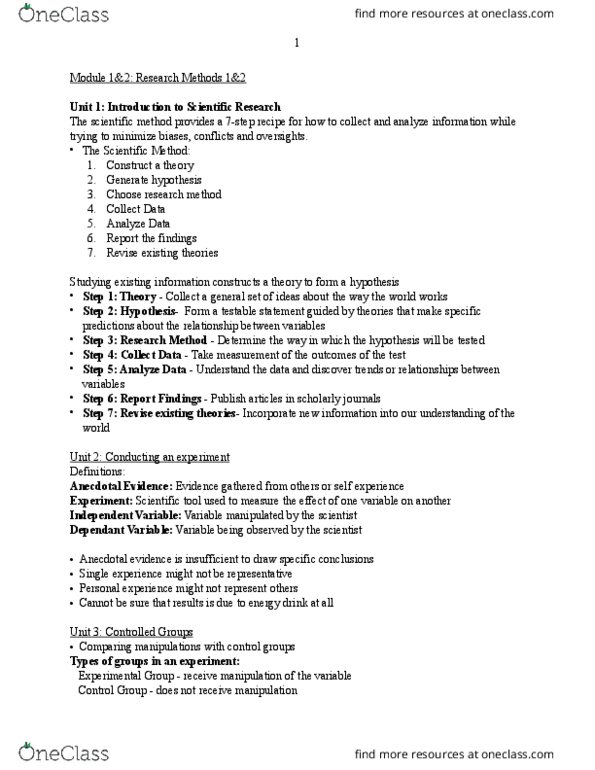 PSYCH 1F03 Lecture Notes - Lecture 1: Problem Solving, Forgetting Curve, Lewis Terman thumbnail