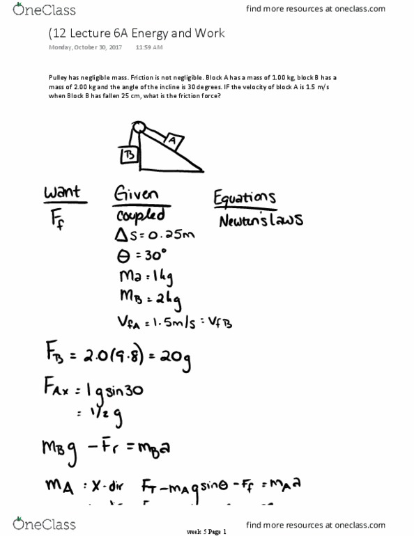 PHYS 1A Lecture Notes - Lecture 12: Chemical Energy thumbnail