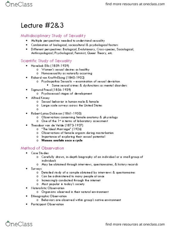 FRHD 2100 Lecture Notes - Lecture 2: Vaginal Photoplethysmograph, Vasocongestion, Vulva thumbnail