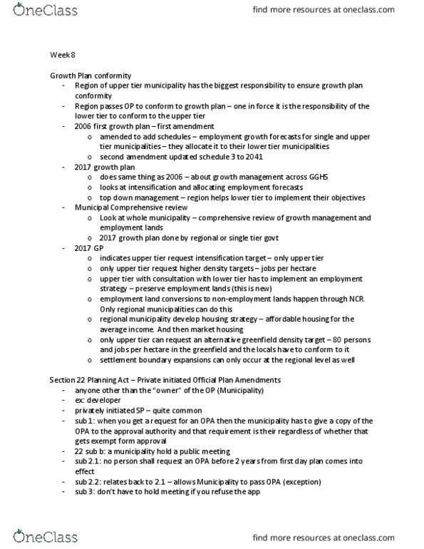 PLG 510 Lecture Notes - Lecture 8: Hectare thumbnail