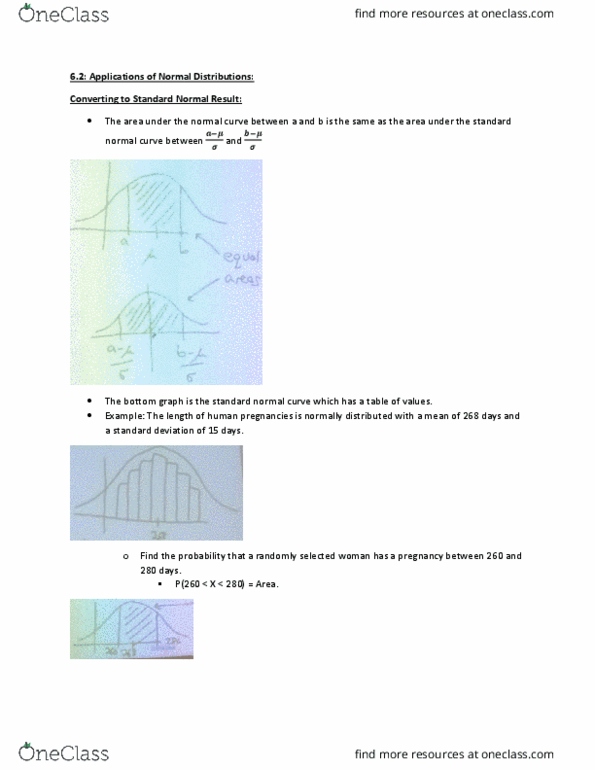 STATS 2B03 Lecture Notes - Lecture 5: Standard Deviation, Central Limit Theorem, Probability Distribution thumbnail