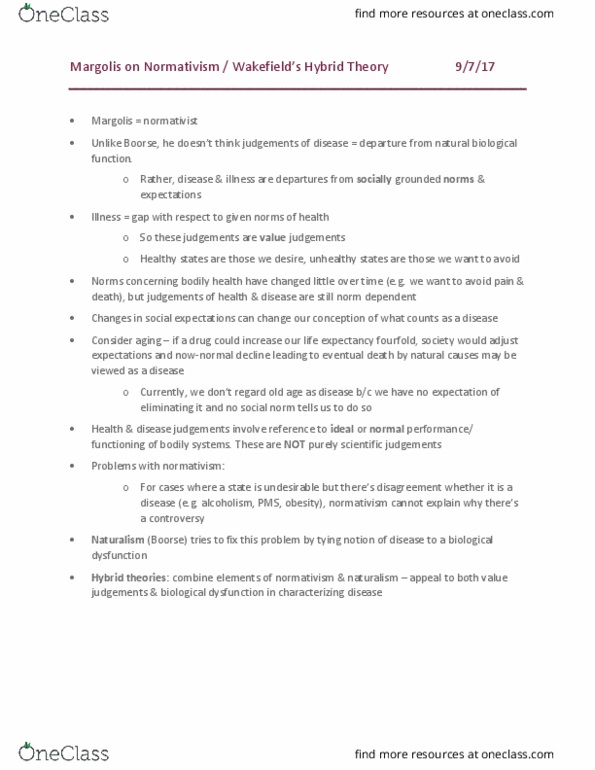 HPS 0612 Lecture Notes - Lecture 3: Evolution thumbnail