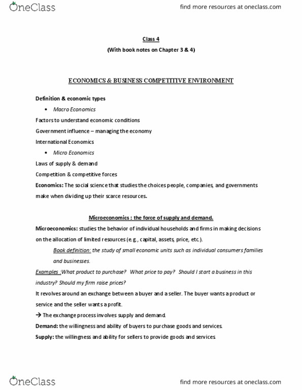 ADM 1100 Lecture Notes - Lecture 4: Monopolistic Competition, Demand Curve, Planned Economy thumbnail