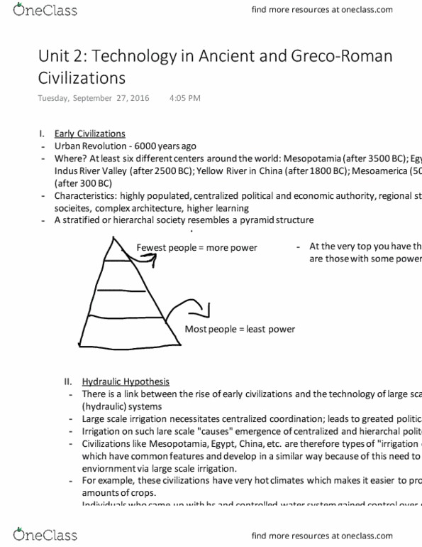 NATS 1775 Lecture Notes - Lecture 2: Indus River, Urban Revolution, Technological Determinism thumbnail