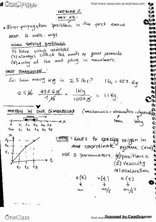 PHY 113 Lecture 2: Physics thumbnail