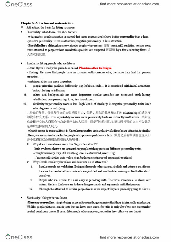 PSYC 362 Lecture Notes - Lecture 5: Social Penetration Theory, Sociosexual Orientation, Sexual Attraction thumbnail