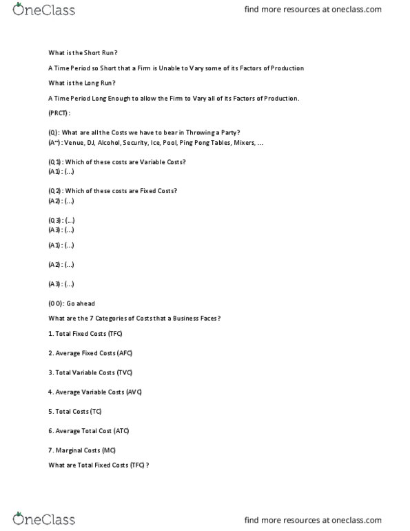 ECO 2023 Lecture Notes - Lecture 26: Fixed Cost thumbnail