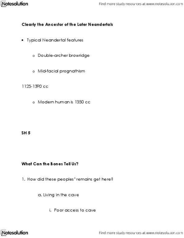 ANTH 2231 Lecture Notes - Temporomandibular Joint, Hypoplasia, Sepsis thumbnail