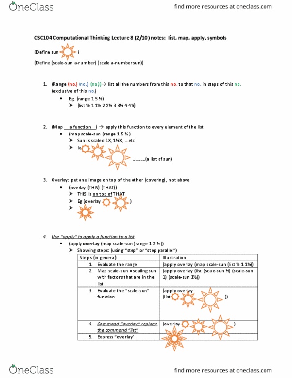 CSC104H1 Lecture 8: CSC104 Computational Thinking Lecture 8 notes thumbnail