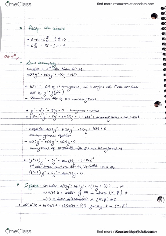 MATH 375 Lecture 5: Detailed Class Notes - 4th Oct thumbnail