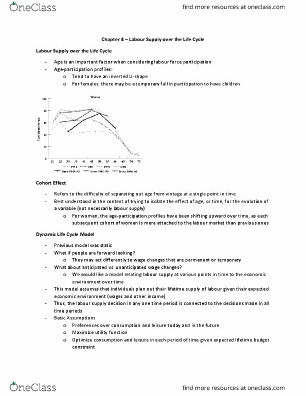EC306 Lecture Notes - Lecture 5: Utility, Budget Constraint, Statics thumbnail
