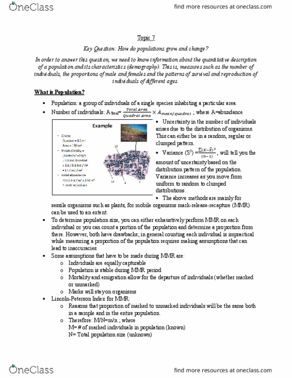 BIO 2129 Lecture Notes - Lecture 7: Relative Species Abundance, Walleye, Log-Normal Distribution thumbnail