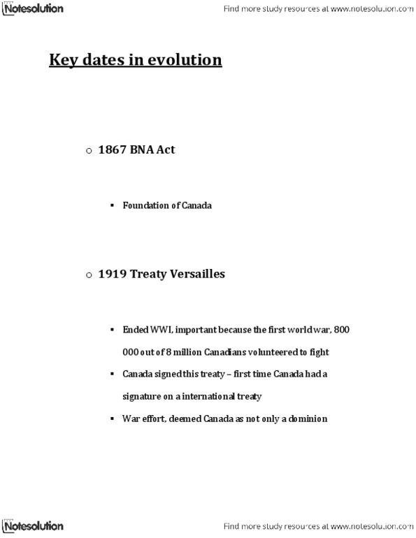POLI 1119 Lecture Notes - Canadian Citizenship Act 1946 thumbnail