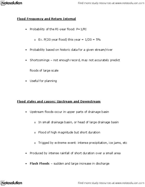 GEOL 2207 Lecture Notes - Outburst Flood thumbnail