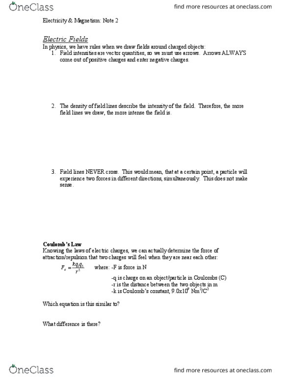 CHEM 1R03 Lecture Notes - Lecture 8: Robert Andrews Millikan thumbnail