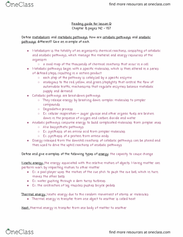 BIO SCI 93 Chapter 2: Reading guide for lesson 9 thumbnail