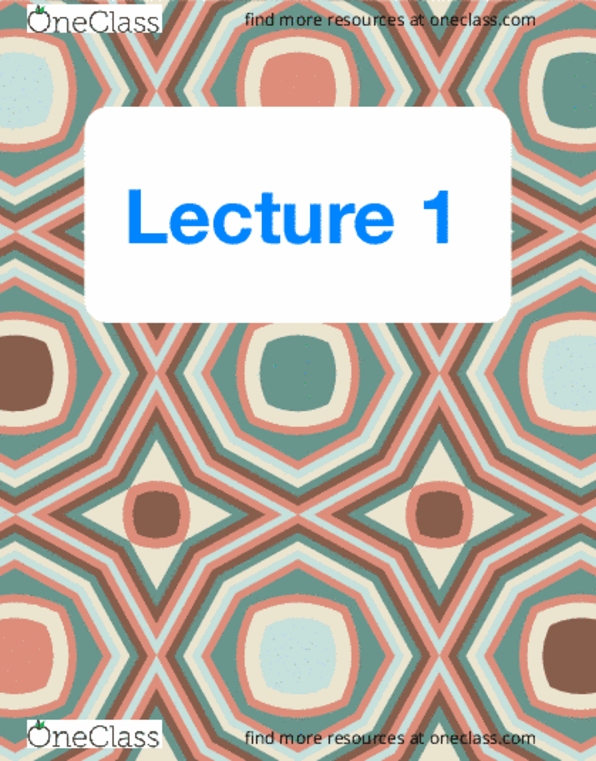 ASIA AM 20 Lecture Notes - Lecture 1: Descant, Cultural Hegemony, Carl Linnaeus thumbnail