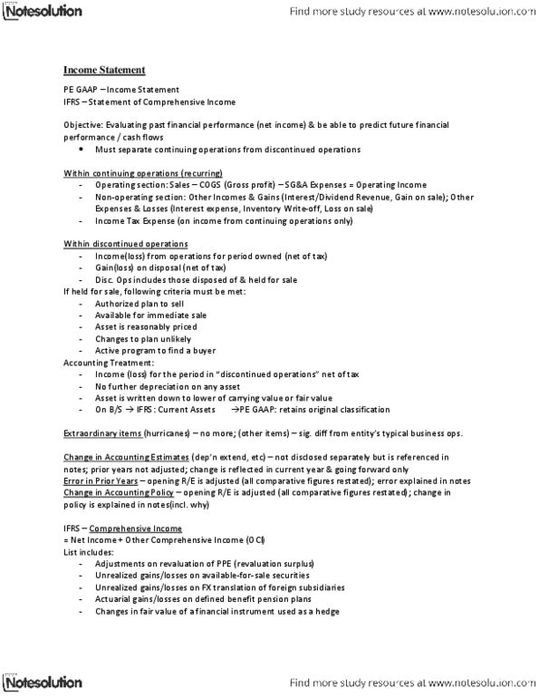 COMM321 Lecture Notes - Retained Earnings, Financial Instrument, Share Capital thumbnail