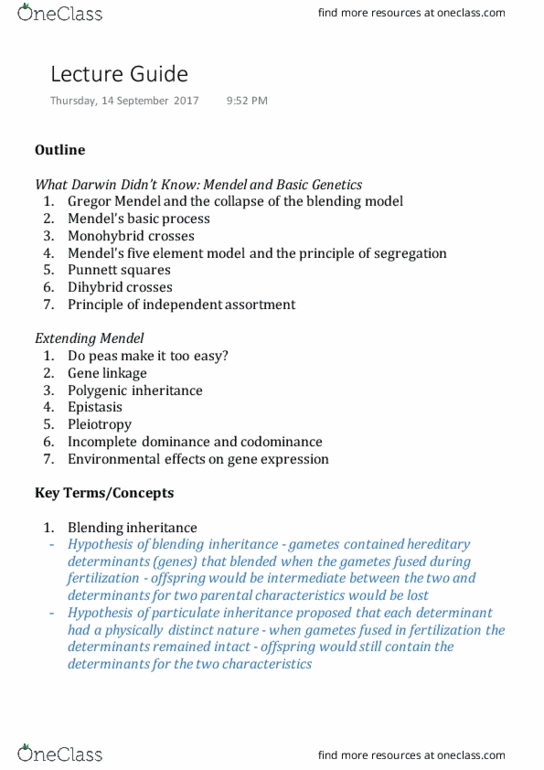 BIO 200 Lecture 44: Lecture Guide3 thumbnail