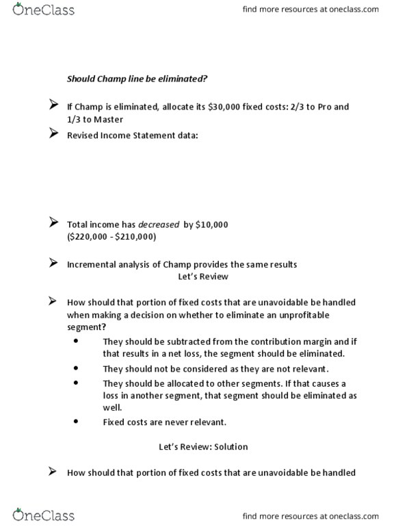General Business ACC212 Chapter Notes - Chapter 7: Income Statement thumbnail