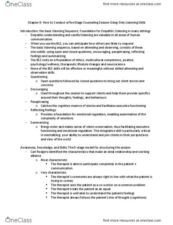 FRHD 3400 Chapter Notes - Chapter 8: Positive Psychology, Mentalization, Intentionality thumbnail