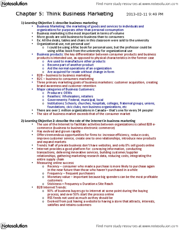 74-231 Chapter Notes - Chapter 5: Disintermediation, Customer Service, Retail thumbnail