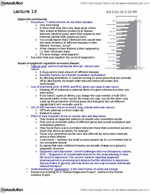 BIOL 2131 Lecture Notes - Lecture 19: Cortisol, Euchromatin, Transfer Rna thumbnail