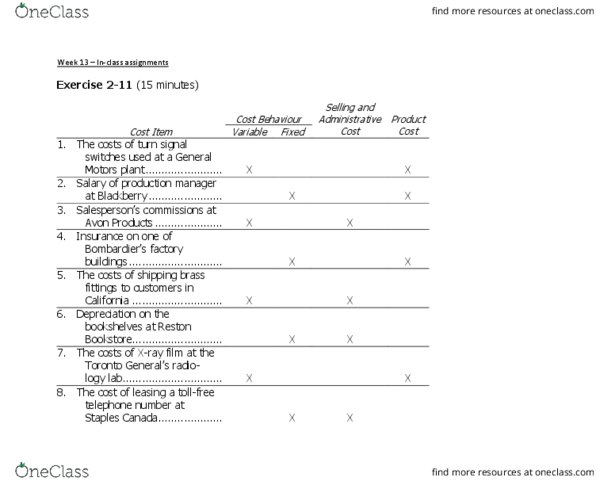 ADMS 4900 Lecture Notes - Lecture 12: Pizza Hut, Avon Products, Mozzarella thumbnail