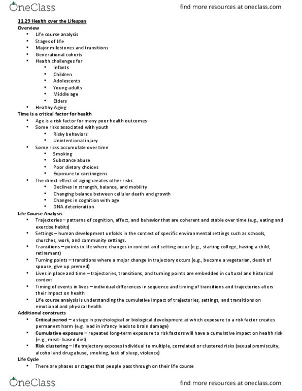 PSY 3625 Lecture Notes - Lecture 6: Preadolescence, Autism Spectrum, Substance Abuse thumbnail