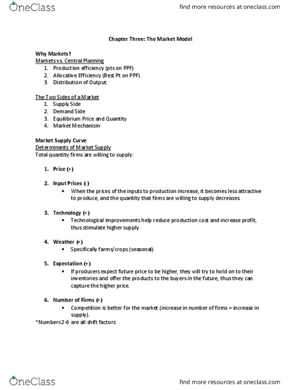 ECON-1006EL Lecture Notes - Lecture 3: Economic Equilibrium, Draught Beer, Shortage thumbnail