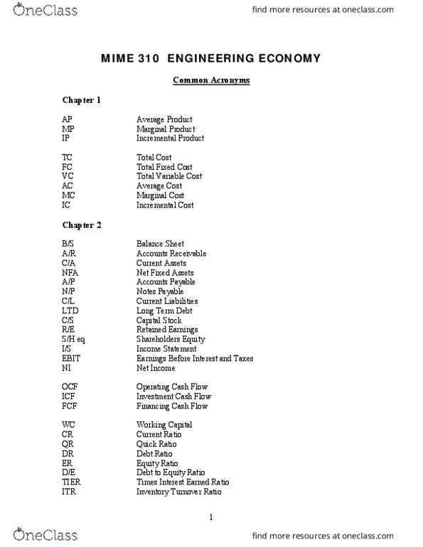 FACC 300 Lecture Notes - Lecture 2: Retained Earnings, Income Statement, Net Present Value thumbnail