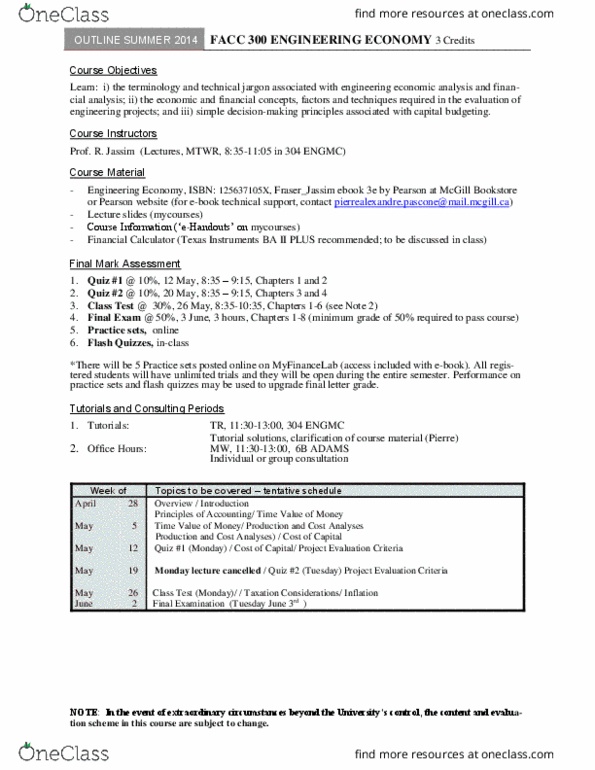 FACC 300 Lecture Notes - Lecture 1: Materials Science, Texas Instruments, E-Book thumbnail