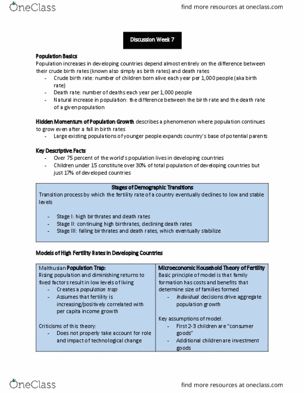 ECON 157 Lecture Notes - Lecture 7: Birth Rate, Investment Goods, Diminishing Returns thumbnail