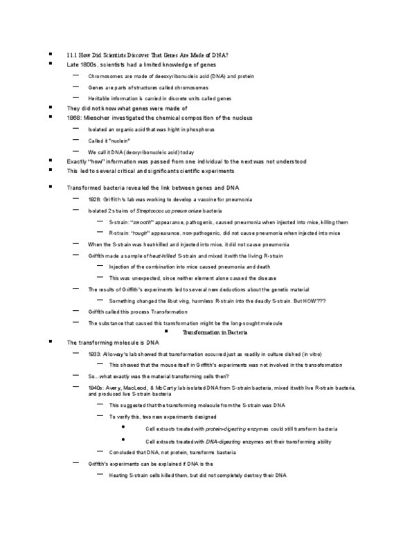 BIOL 1001 Lecture 11: CH 11 Outline thumbnail