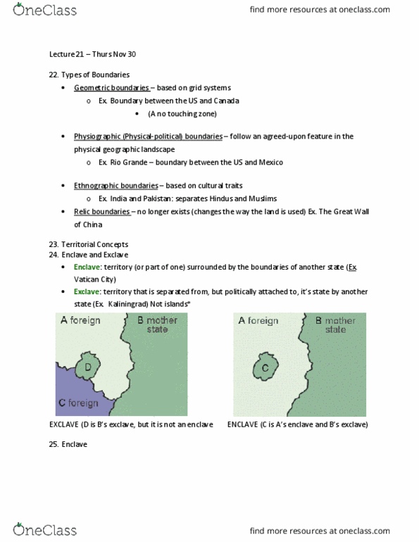 GEOG 1280 Lecture Notes - Lecture 21: Geopolitics, Grid Systems Corporation, The Geographical Pivot Of History thumbnail