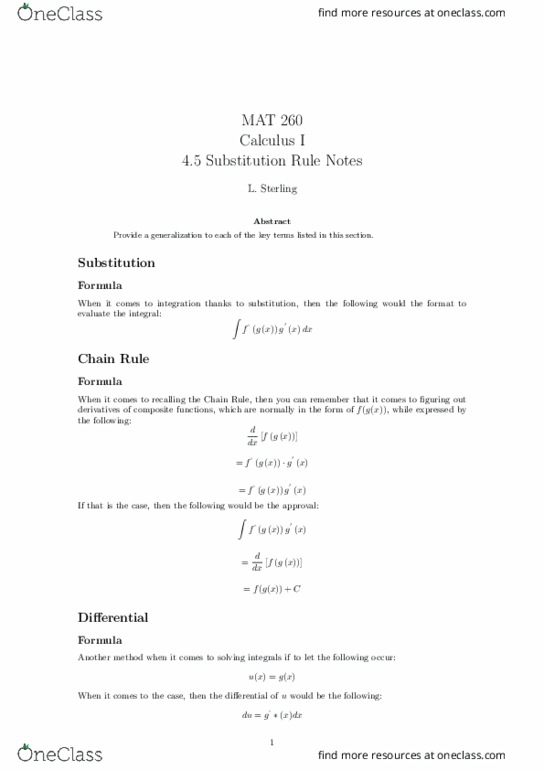 MAT-260 Lecture Notes - Lecture 27: Trigonometric Functions thumbnail