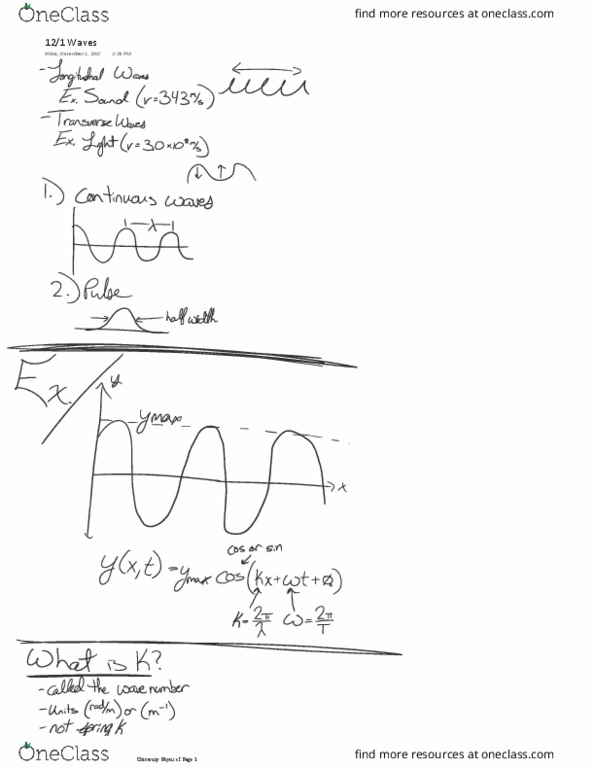 PHYS-216 Lecture 34: PHYS 216 Lecture 34: University Physics I: Waves thumbnail
