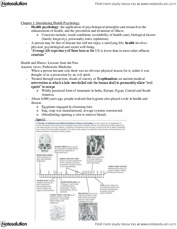 PSY333H5 Chapter Notes - Chapter 1: Antonie Van Leeuwenhoek, Tai Chi, Humorism thumbnail