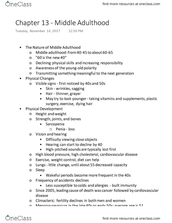 PSYC 210 Lecture Notes - Lecture 15: Hypertension, Penia, Cardiovascular Disease thumbnail