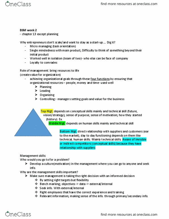 BSM 200 Lecture Notes - Lecture 2: Theory X And Theory Y, Energy Drink, Expectancy Theory thumbnail